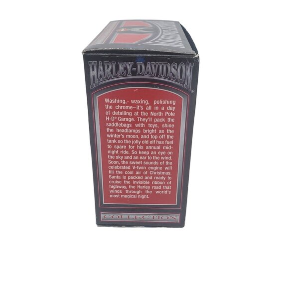 Harley Davidson Christmas Ornament Motorcycle Elf - Picture 2 of 4